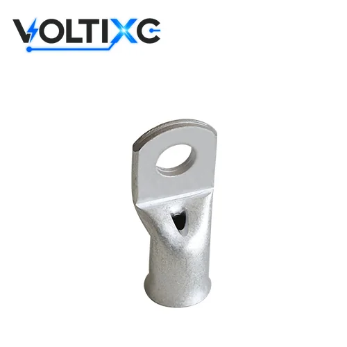 Copper Tubular Ring Terminals with Inspection Hole: GC series tinned copper lug with sight hole and bell mouth