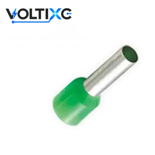 Wire Ferrules, Insulated & Non-Insulated: ENY series green nylon-insulated cord end ferrule