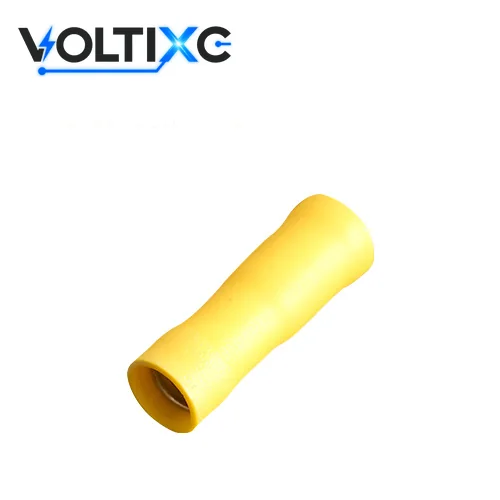 Bullet Connectors: FRD series yellow vinyl-insulated female bullet connector
