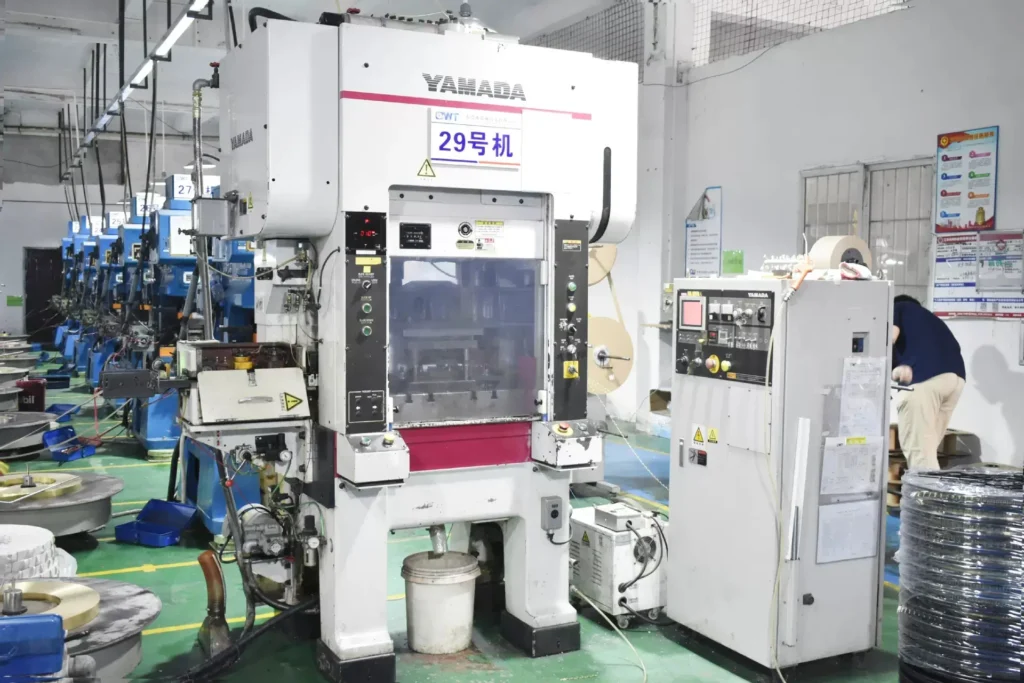 High-speed stamping press at VoltixC